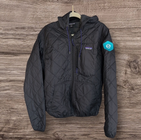 Patagonia Diamond Quilted Insulated Bomber Hoody. Outstanding condition! - Picture 3 of 5